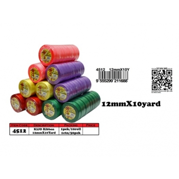4512 Kijo 12mm Ribbon Green